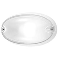 Prisma 005780 - plafonnier CHIP OVALE 30 E27 30W blanc