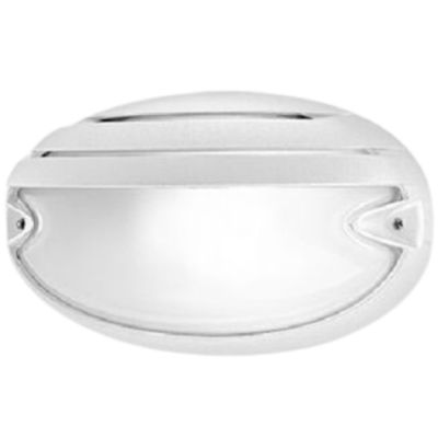 Prisma 005786 - plafonnier CHIP OVALE 30/GRILL E27 30W blanc