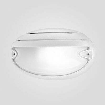 Prisma 005786 - ceiling light CHIP OVALE 30/GRILL E27 30W white