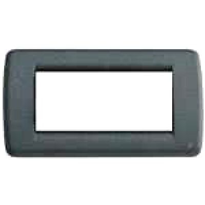 Idea - Rondò 4-seater metal plate in slate