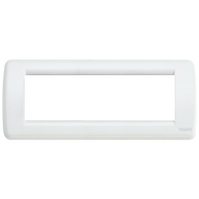 Idea - Rondò plate in white 6-seater metal