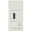 Ave 446082USBC Whitek - caricatore USB tipo C 3A