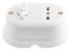 Oval - porcelain multipurpose socket and inverter