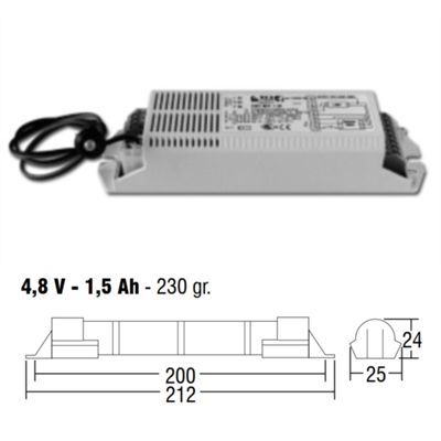 TCI 123000/136 - Kit de secours pour lampes fluorescentes EM3 ​​T5/8ME 1-36