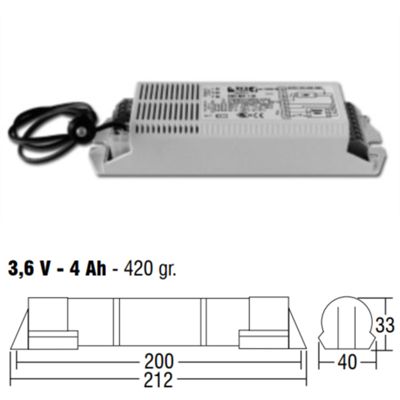 TCI 123002/158 - emergency kit for fluorescent lamps EM3 T5/8ME 3-58