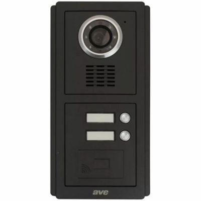 Ave VI-AV002-VP - Placa de audio/vídeo de 2 botones ANTIVANDALICIDAD