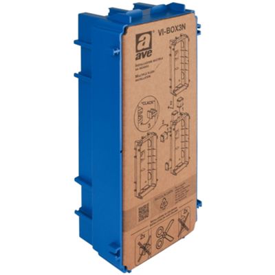 Ave VI-BOX3N - Caja de plástico empotrada VIXX-PEXX