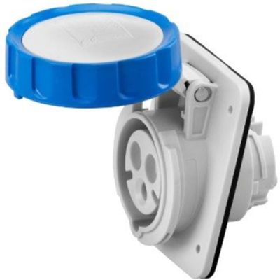 Gewiss GW62227H - Prise encastrable 2P+T 16A 230V 6H IP66