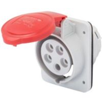 Gewiss GW62210H - prise encastrable 3P+N+T 16A 400V 6H IP44