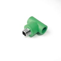 Giacomini H153Y232 - Threaded tee fitting M in PP-R 20 x 1/2 x 20