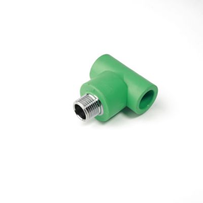 Giacomini H153Y232 - Racor en T roscado M en PP-R 20 x 1/2 x 20