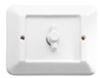 Delux - porcelain plate with button