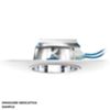 Targetti 54003Z04 - faretto da incasso CCT Flash 2x26W GX24q-3