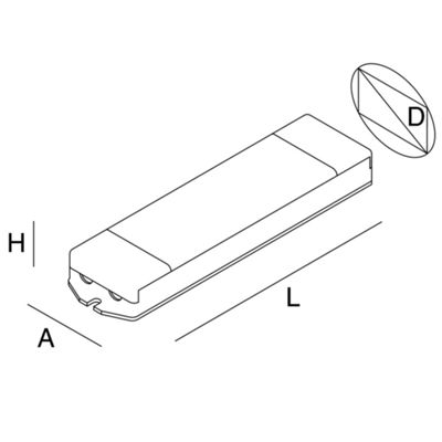 Novalux 16905.99 - Actuador de 4 canales para RGB+W 24V IP20