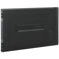BTicino F315P18 - flush-mounted switchboard 18M smoked SPACE LINE