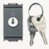 Idea Grigio - interruttore bipolare 2P 16A con chiave