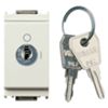 Idea Bianco - interruttore bipolare 2P 16A con chiave