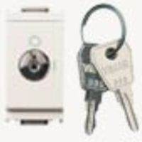 Idea Bianco - Interruptor bipolar 2P 16A con llave