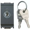 Idea Grigio - pulsante bipolare 2P 16A con chiave