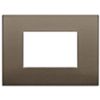 Vimar 19653.17 Arke - 3-module plate dark bronze