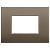 Vimar 19653.17 Arke - 3-module plate dark bronze