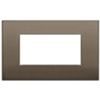 Vimar 19654.17 Arke - 4-module plate dark bronze