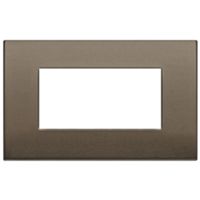 Vimar 19654.17 Arke - 4-module plate dark bronze
