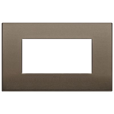 Vimar 19654.17 Arke - Placa de 4 módulos bronce oscuro