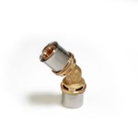 Giacomini RM144Y013 - 45° curved fitting 50 x 4