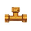 Tecnogas 4600 - M left tee fitting 20x14 mm