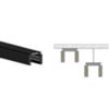 Side M-25202H - 2 m black electrified track