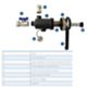 Tecnogas 70049 - Décapant magnétique pour saletés DSBLUE.PL