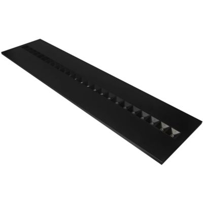 Ledvance PL120027840U16B - Panneau encastré PANEL LOUVER 120x30 27,5W noir