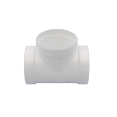 Tecnogas 12668 - Te de flujo de aire de 100 mm de diámetro