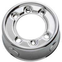 Luxor lucido - base portafrutto con 4 fori di 20 mm