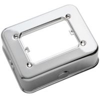 Luxor Glossy - Caja rectangular de 20 unidades con 4 agujeros y tapas