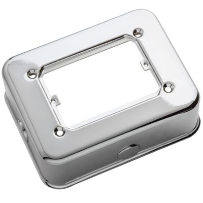 Luxor lucido - scatola rettangolare 4 fori di 20 con tappi