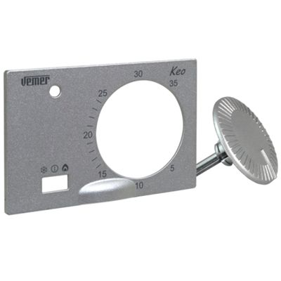 Vemer VE602900 - silver front panel Keo-A chronothermostat