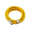 Tecnogas 90304 - Manguera de gas amarilla de 1/2 pulgada de 4 m
