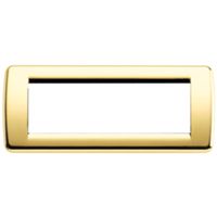 Idea - Rondò plate in polished gold 6-place metal