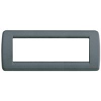 Idea - Rondò 6-seater metal plate in slate