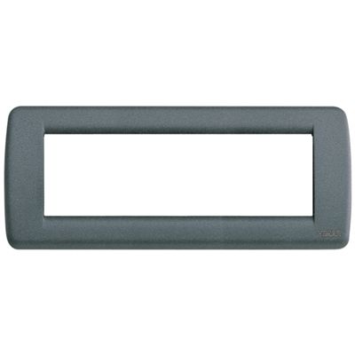 Idea - Rondò 6-seater metal plate in slate