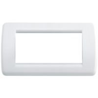 Idea - Rondò plate in bright white 4-place technopolymer