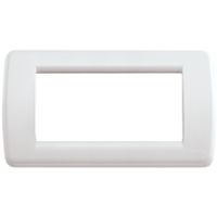 Idea - idea white 4-place Rondò plate in technopolymer