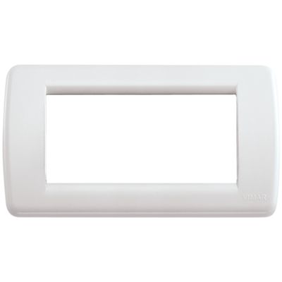 Idea - placca Rondò in tecnopolimero 4 posti bianco idea