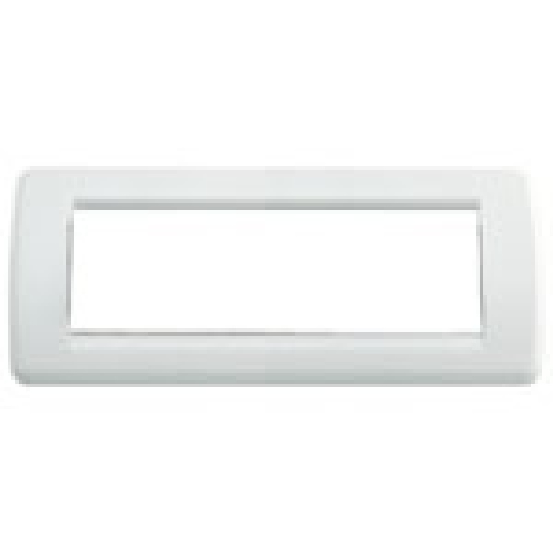 Idea - Rondò plate in bright white 6-place technopolymer