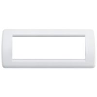 Idea - Rondò plate in bright white 6-place technopolymer