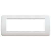 Idea - placca Rondò in tecnopolimero 6 posti bianco idea