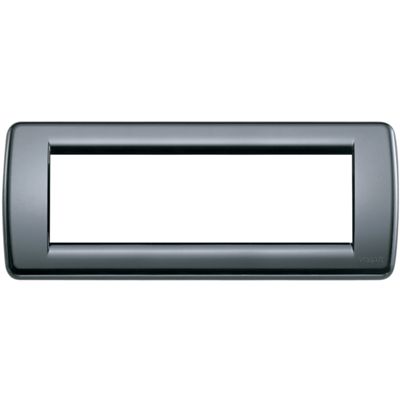 Idea - Rondò plate in graphite gray technopolymer 6 places