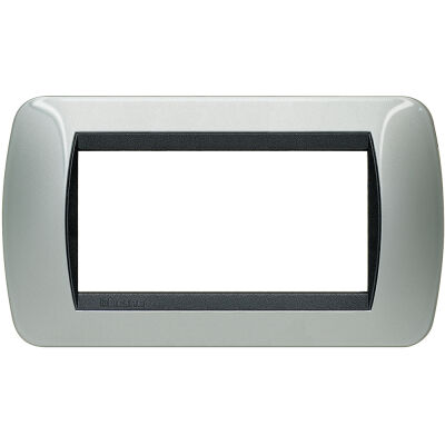 Living International - Placa metálica de aluminio ligero 4 plazas metal